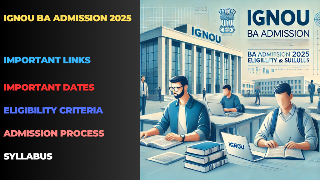 IGNOU BA Admission 2025