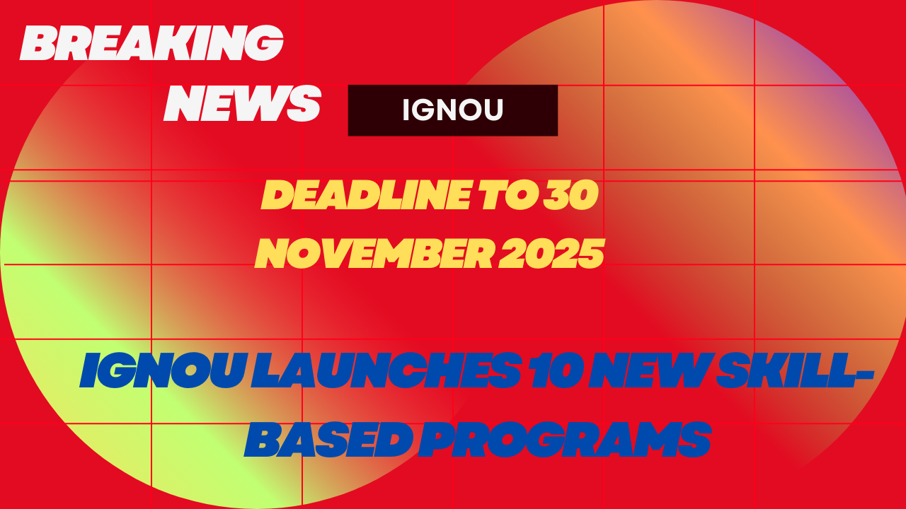 IGNOU LATEST NEWS