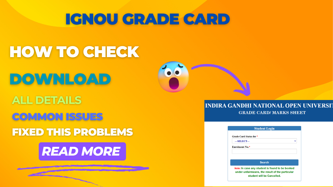 ignou grade card